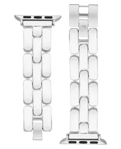 Anne Klein WK-1049SVWT38 Biała emaliowana bransoletka pasek do Apple Watch 38/40/41/mm - Zdjęcie 1 z 5