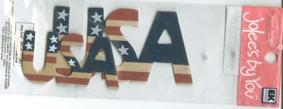 Pegatinas Jolee's bandera roja azul rayas estrellas Estados Unidos patriótico Estados Unidos Foto 1 de 2