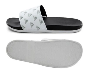Sandalias informales Adidas Hombre ADILETTE con zapatillas cómodas blancas grises deslizables GV9737 - Imagen 1 de 6