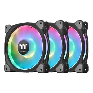 Thermaltake Riing Duo 120mm Fans, 12 RGB Radiator Fan TT Premium Edition, 3 Pack - Picture 1 of 11