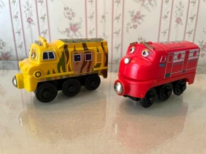 Tomy Chuggington Trenes Ferroviarios de Madera Magnéticos Lote de 2 Wilson y Koko - Imagen 1 de 8