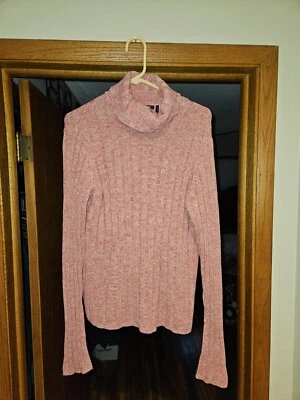 Daisy Fuentes Red Turtleneck Sweater Size 1X - Image 1 of 3