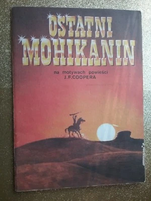 Ostatni Mohikanin 1988 - James Fenimore Cooper Polish Comic book *komiks* (HTF) - Image 1 of 4