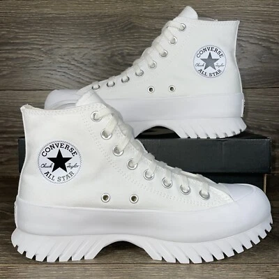 Converse Women's Chuck Taylor All Star Lugged 2.0 High White Platform Sneakers - Image 1 of 4