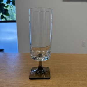 Rosenthal Linear Smoke 7” Tall Water Glasses / Goblets MCM - 21 Available - Picture 1 of 7