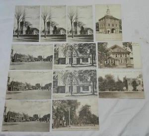 Lot of 12 Vintage Photo postcards - 7 Different from New Castle, Delaware - Imagen 1 de 6