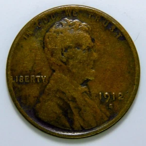 Centavo Lincoln Wheat 1912-S 1 centavo en muy buen estado k259 - Imagen 1 de 2