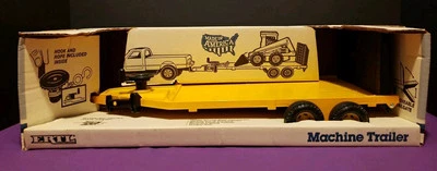 ЛИТОЙ ТРЕЙЛЕР ERTL ТАНДЕМНЫЙ МОСТ МАШИНА ПРИЦЕП 1990 ВИНТАЖНЫЙ ЛЕБЕДКА ДОМКРАТ СТОЙКА - Изображение 1 из 4