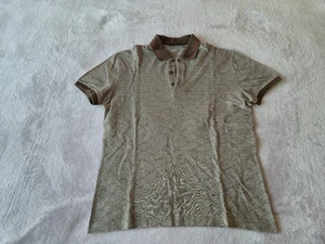USED - Gucci Mens Brown Polo Shirt Authentic slim - Picture 1 of 13