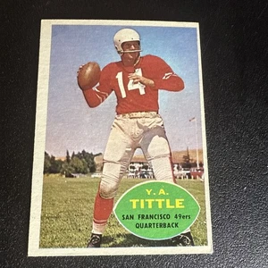 1960 Topps #113 Y.A.Tittle S F Giants HOF QB Legend Sharp Beauty - Bild 1 von 11