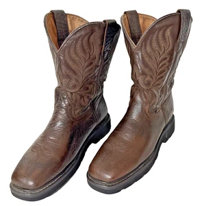 Buffalo and Bull klassische Leder Herren Cowboy Arbeitsstiefel-US-Größe 8 - Bild 1 von 8