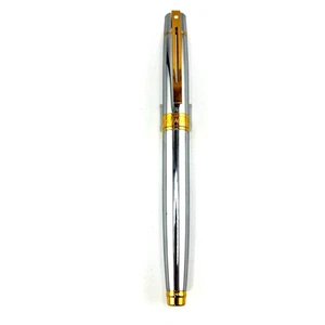 SHEAFFER 300 CHROME FOUNTAIN PEN - NEW CONDITION - Foto 1 di 6