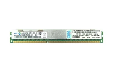 IBM 49Y1431 IBM 49Y1431 8GB (1X8GB) 1.5V PC3-10600 CL9 1333MHZ VLP RDIMM Serv zj - Image 1 of 2