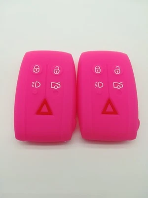 2*Cubierta de llave remota de silicona para Jaguar XF XFR XK XKR KR55WK49244 2007-2012 Foto 1 de 4