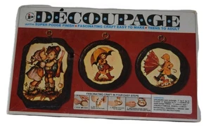 Nuevas placas decoupage vintage de pasatiempo artesanal - Imagen 1 de 2