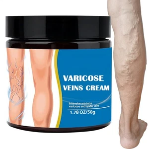 Crema Alivio Venas Varicosas Aliviar Piernas Cansadas Araña Dolor Tensar Piel Suave - Imagen 1 de 11