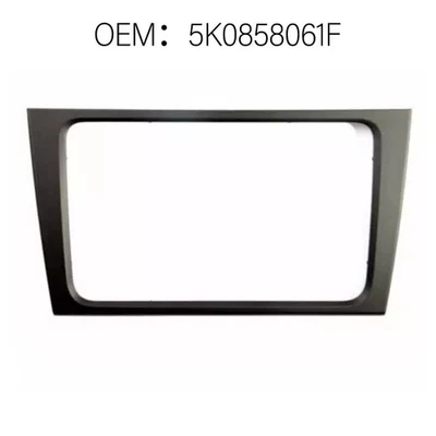 Car CD Box Trim Bezel for Golf 6 For GTI For MK6 Audio Unit Upgrade 5K0858061F - Image 1 of 4