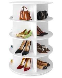 StorageAid 4 Tier Rotating Shoe Rack - Picture 1 of 3