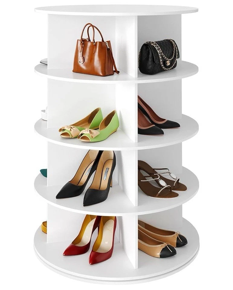 StorageAid 4 Tier Rotating Shoe Rack - Image 1 of 3