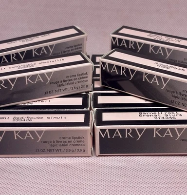 MARY KAY CREME LIPSTICK~NIB~YOU CHOOSE CREAM LIP STICK~DISCONTINUED RARE COLORS! - Image 1 of 4
