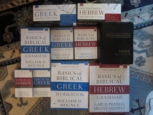 Basics of biblical Hebrew/Greek Grammer, Bible, Vocabulary cards, DVDs, +more - Picture 1 of 16