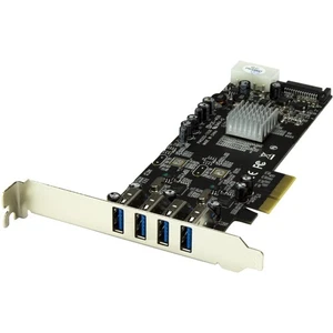 Startech 4 Port Dual Bus Pci Express [pcie] Superspeed Usb 3.0 Card Adapter With - Picture 1 of 5
