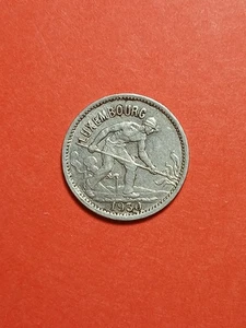 1930 Luxembourg 50 Centimes - Picture 1 of 2