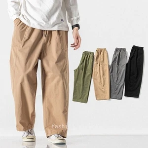 Pantaloni da lavoro primavera nuovi grandi giapponesi larghi casual Haren dritti gamba larga - Foto 1 di 26