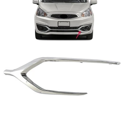 Front Bumper Trim Molding For Mitsubishi Mirage Hatchback 2017-2020 Chrome Left - Image 1 of 4