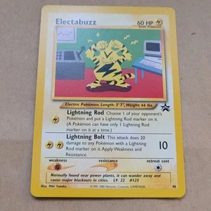 VINTAGE POKEMON BLACK STAR PROMO CARD - #46 ELECTABUZZ - RARE (WOTC) NM - Picture 1 of 2