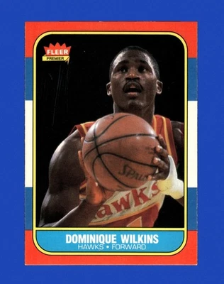 1986-87 Fleer Set-Break #121 Dominique Wilkins NM-MT OR BETTER *GMCARDS* - Image 1 of 2