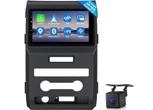 CAM+For Ford F150 9" Car Stereo Radio CarPlay Android 14 Head Unit GPS Bluetooth - Picture 1 of 21
