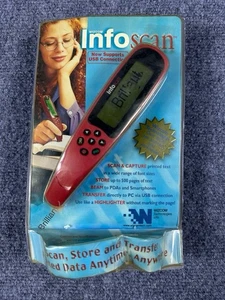 Wizcom Infoscan Handheld Text Scanner USB Vintage PDA PC Transfer New Sealed - Picture 1 of 6