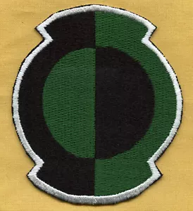3.5" Green Lantern New / Current Style Green & Black Embroidered Iron-on Patch - Picture 1 of 3