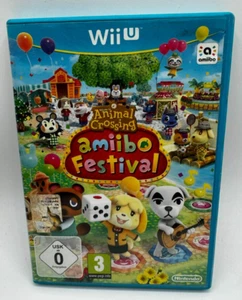 Animal Crossing Amiibo Festival Nintendo Wii U PAL EUR Complete Game Italian - Picture 1 of 5