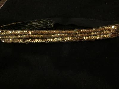 Diadema elástica de lentejuelas doradas perfecta para vacaciones!!! Poco uso Foto 1 de 3
