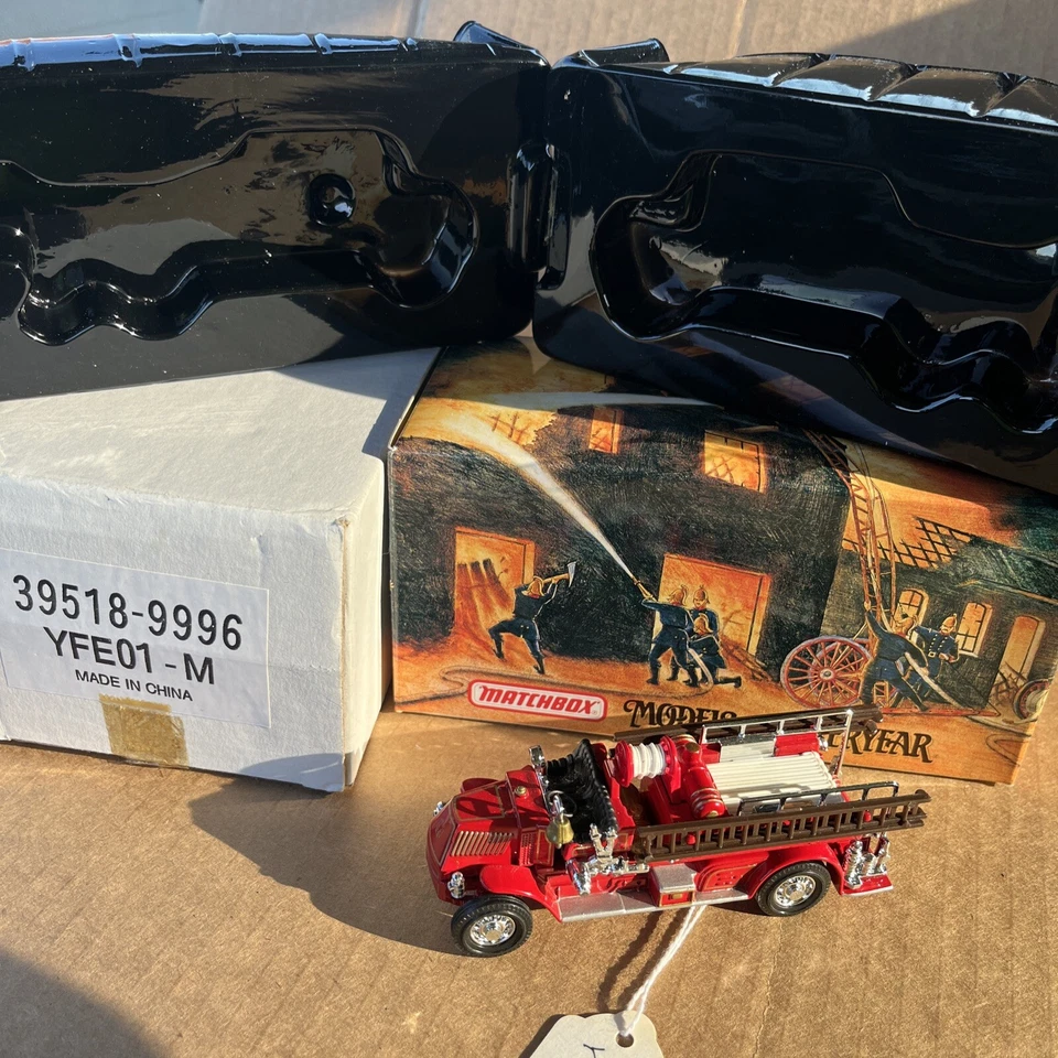Matchbox YFE01 Die-Cast Models of Yesteryear 1920 Mack AC Fire Engine Truck New - Image 1 of 4