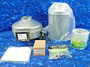 iPower 4" Inline Fan & Filter Ducting Combo / Variable Speed Controller New - Picture 1 of 2
