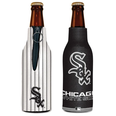 Chicago White Sox 12oz Two Sided Bottle Cooler [NEW] MLB Can Holder Foam Koozie Cover