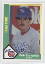 1990 CMC AAA Iowa Cubs Green Backs Kevin Blankenship #3