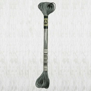 DMC Satin Floss - S414 - Steel Grey - Picture 1 of 1