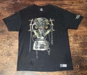 Randy Orton Gas Mask Legend Killer RKO Black Shirt Mens Large WWE WWF Wrestling - Picture 1 of 8