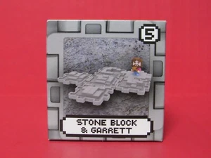 McDonald's A Minecraft Movie Stone Block & Garrett #5 Happy Meal Toy 2025 Nuevo - Imagen 1 de 6