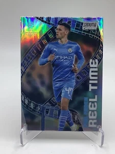 TOPPS CAMPEONES LIGA ESTADIO CLUB CROMO 2022 TIEMPO CARRETE PHIL FODEN MAN CIUDAD - Imagen 1 de 2