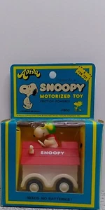 Giocattolo vintage Peanuts Snoopy Flying Ace Aviva motorizzato ancora in confezione. - Foto 1 di 6