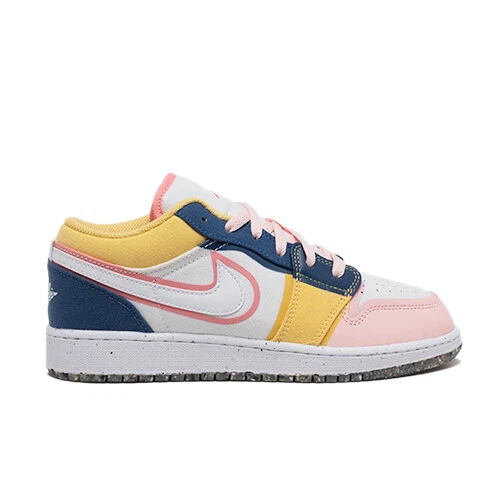 Size 5 (GS) - Jordan 1 SE Low Multi-Color Canvas