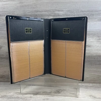 Lion Visible Record Book 785  / 74 Pocket 8” x 5” Japan Made - Image 1 of 4