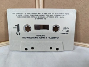 The Wrestling Album II Piledriver USED Cassette Missing insert Hulk Hogan WWF - Picture 1 of 3