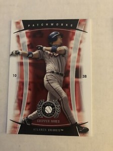 2005 Fleer Patchworks Atlanta Braves Baseball Card #27 Chipper Jones