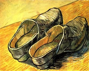 Vincent Van Gogh Art Shoes painting A2 CANVAS PRINT Art Poster 18"X 24" - Picture 1 of 1